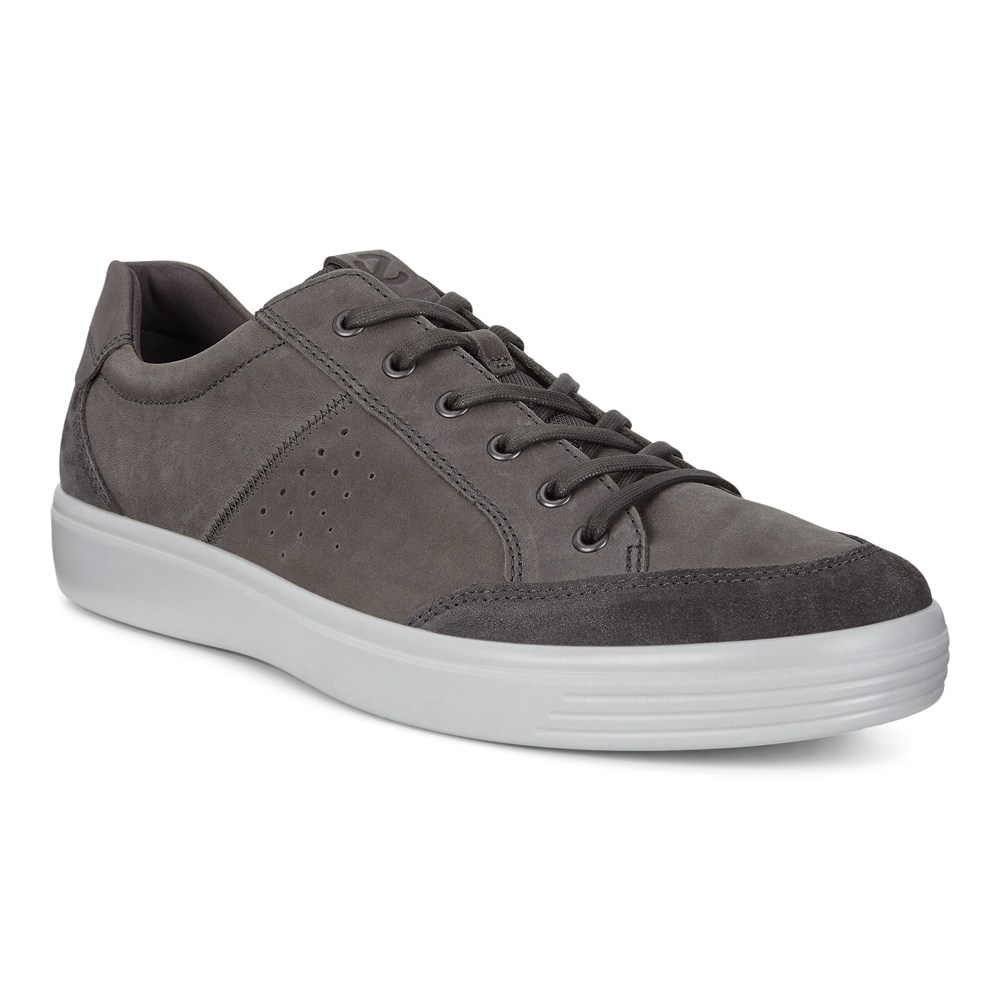 ECCO Mens Sneakers Dark Grey - Soft Classic - LQW-730491